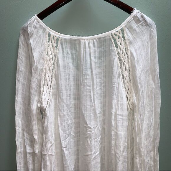 Free People White Blouse XS - Picture 5 of 6